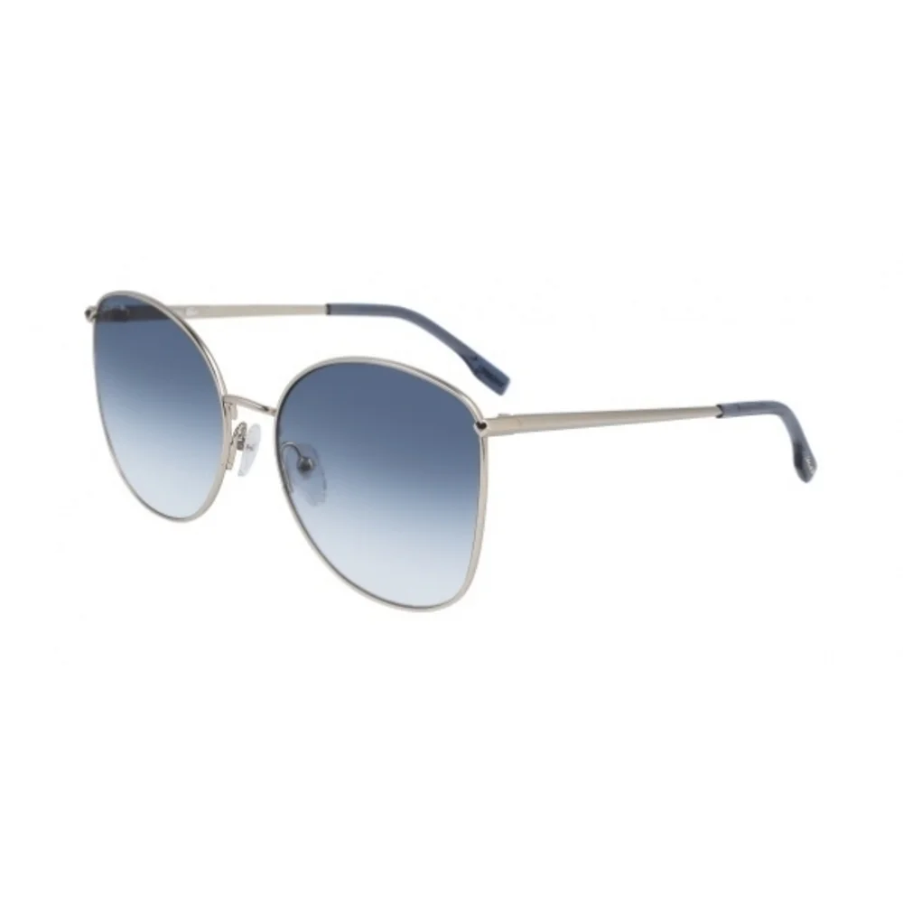 NWT Lacoste L-224S Silver 59mm Sunglasses